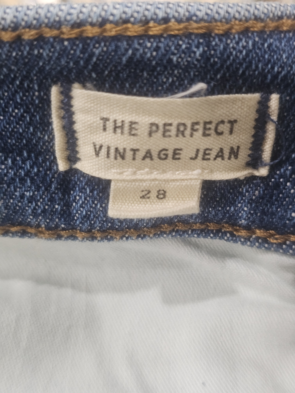 Womens Madewell Perfect Vintage Jean -Melgrove Wash Sz 28 - Picture 3 of 5